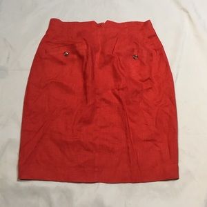 Totonko Linen Pencil Skirt Sz 12